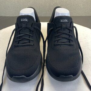 Kizik - Athens Black Outsole Mens 10.5 Womens 12 Wide Athletic Sneaker - Black